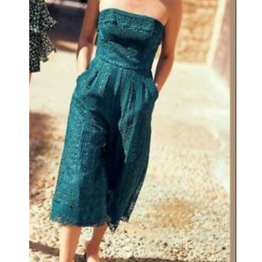 NWT Anthropologie Greylin Turquoise Jumpsuit